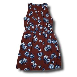Stitch Fix | 41 Hawthorn Eden A Line Keyhole Burgundy‎ Floral Dress Sz Small NEW